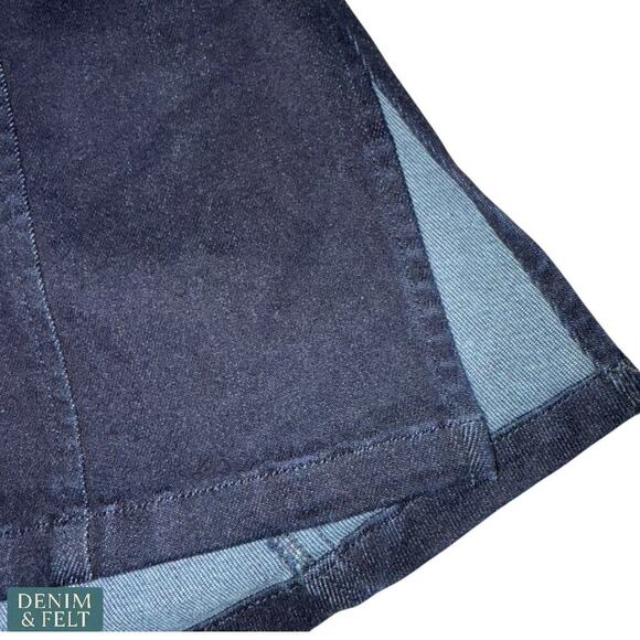 Free People Denim D/F Studded Backless Peplum Top XS Dark Rinse NWT/NEW!! - Picture 12 of 16